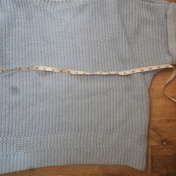 "Land's End" Light Blue Women's Sweater - Picture 4 of 4